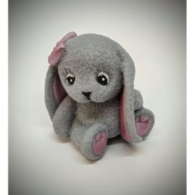   Szappan - Szürke nyuszilány szappan - illatmentes - organza szatyorban