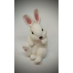   Szappan - Fehér nyuszi szappan - illatmentes - organza szatyorban