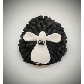   Szappan - Fekete bari szappan - illatmentes - organza szatyorban