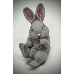   Szappan - Szürke nyuszi szappan - illatmentes - organza szatyorban - 1.