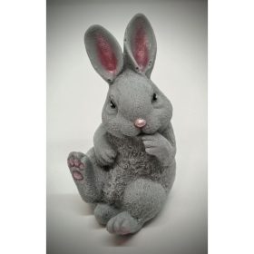   Szappan - Szürke nyuszi szappan - illatmentes - organza szatyorban - 2.