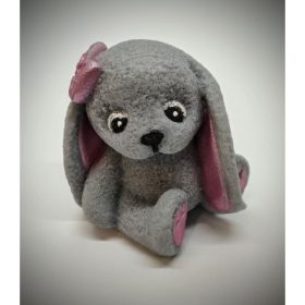   Szappan - Szürke nyuszilány szappan - illatmentes - organza szatyorban