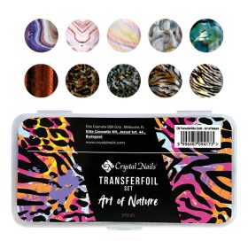 Crystal Nails - TRANSZFERFÓLIA SZETT - ART OF NATURE Crystal Nails - TRANSZFERFÓLIA SZETT - ART OF NATURE