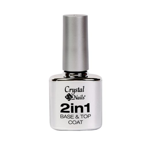 Crystal Nails - 2 in 1 - Alapozó és fedőlakk egyben - 13ml