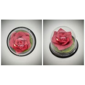 Szappan - piros rózsa - búrában - 1.