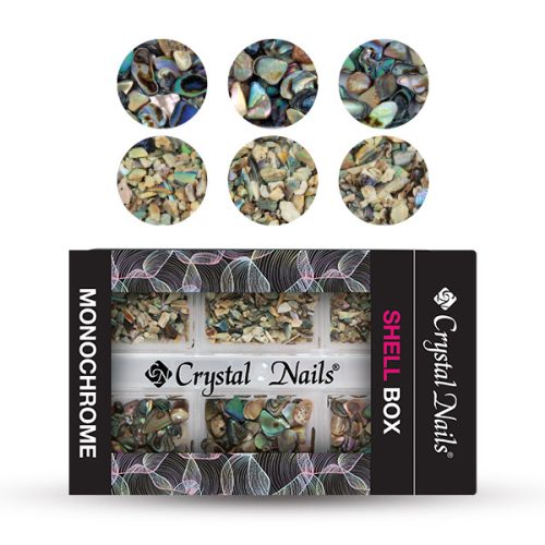 Crystal Nails - SHELL BOX - MONOCHROME