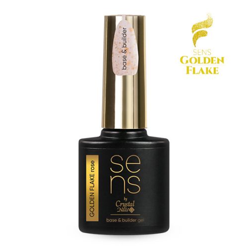 SENS - SENS GOLDEN FLAKE BASE GEL - ROSE - 10ML