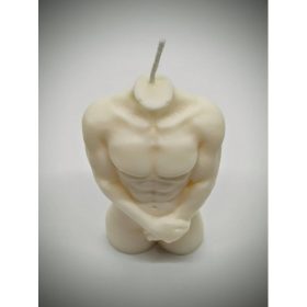 Szójaviasz forma gyertya - férfi test - kókusz illattal