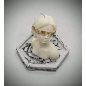 Szójaviasz forma gyertya - női arc - kókusz illattal