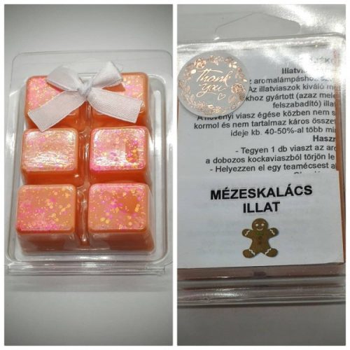 Szójaviasz - illatviasz kockák - mézeskalács illattal - 65gr - 1.