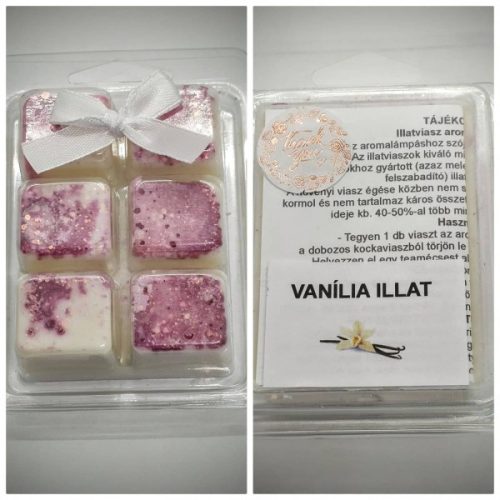 Szójaviasz - illatviasz kockák - vanília illattal - 65gr - 2.