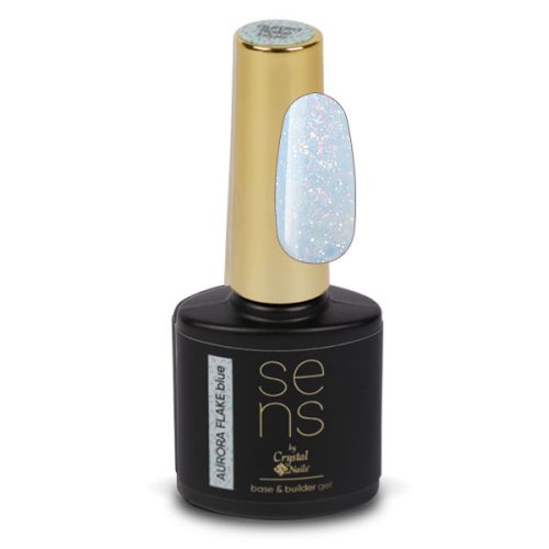 SENS - SENS AURORA FLAKE BASE&BUILDER GEL - BLUE - 10ML