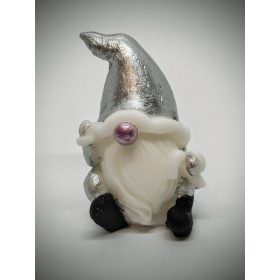 Szappan - Manó - kicsi - ezüst - organza szatyorban - 1.