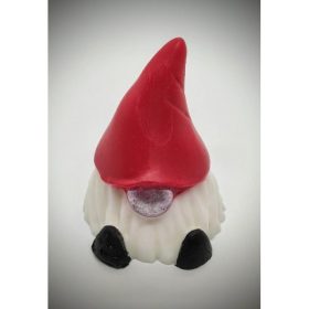   Szappan - Manó - nagy - piros matt sapkás - organza szatyorban - 3.