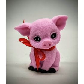 Szappan - Malacka - organza szatyorban