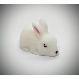 Szappan - Fehér fekvő nyuszi szappan - 3.