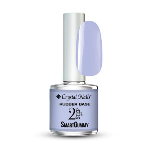 Crystal Nails - 2S - SMARTGUMMY RUBBER BASE GEL - NR10 - AIRY BLUE - 8ML 