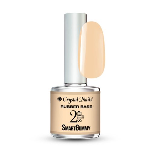 Crystal Nails - 2S - SMARTGUMMY RUBBER BASE GEL - NR11 - TENDER PEACH - 8ML 