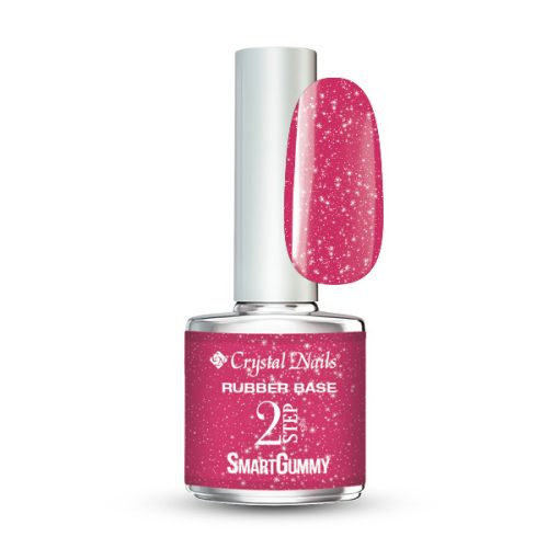 Crystal Nails - 2S - SMARTGUMMY RUBBER BASE GEL - NR20 - SUNSHINE PINK - 8ML 