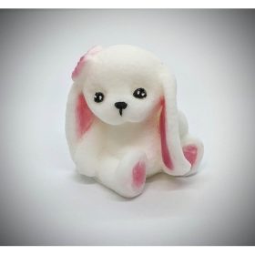   Szappan - Fehér lógófülü nyuszilány szappan - organza szatyorban - 2. 