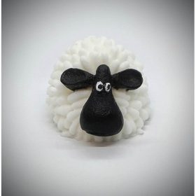 Szappan - Fehér bárány szappan  - organza szatyorban - 1.