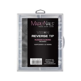 MarilyNails - REVERSE TIP - RUSSIAN ALMOND - 120db - 12 méret   MarilyNails - REVERSE TIP - RUSSIAN ALMOND - 120db - 12 méret