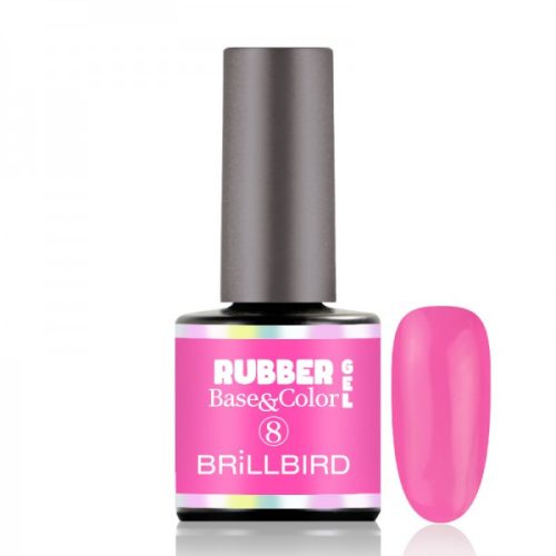 BRILLBIRD - RUBBER GEL BASE&COLOR - 8 - 8ML