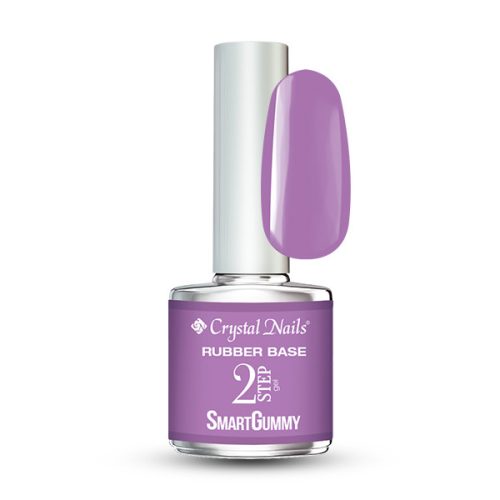 Crystal Nails - 2S - SMARTGUMMY RUBBER BASE GEL - NR28 - AMETHYST - 8ML 