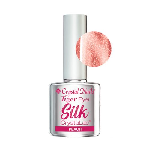 Crystal Nails - TIGER EYE - SILK CRYSTALAC - PEACH - 4ML