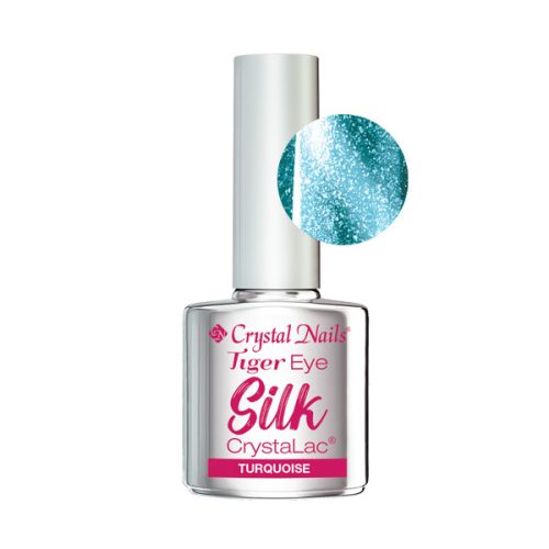 Crystal Nails - TIGER EYE - SILK CRYSTALAC - TURQUOISE - 4ML
