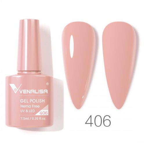 Venalisa - VENALISA - VIP4 GÉL LAKK - 406 - 7,5ml