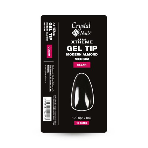 Crystal Nails - GEL TIP BOX - KÖZEPES MODERN MANDULA - 120DB