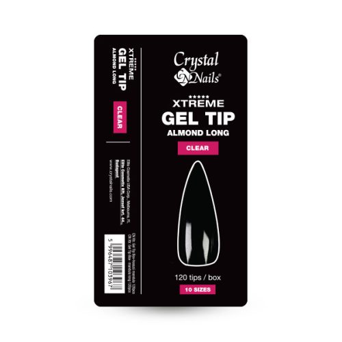 Crystal Nails - GEL TIP BOX - HOSSZÚ MANDULA - 120DB