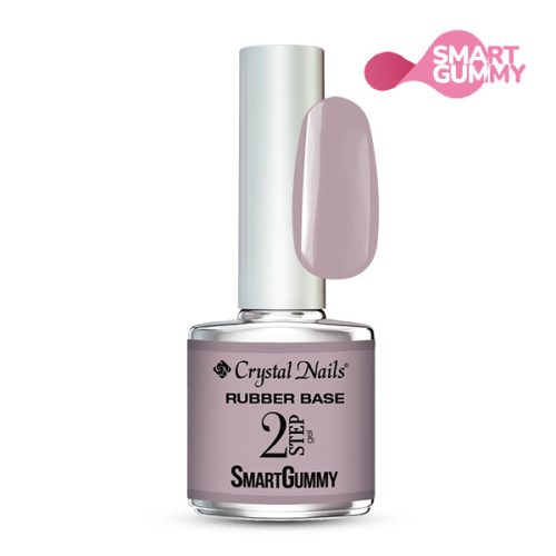Crystal Nails - 2S - SMARTGUMMY RUBBER BASE GEL - NR43 - ANTIQUE ROSE - 8ML 