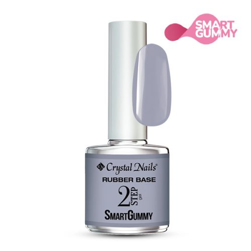 Crystal Nails - 2S - SMARTGUMMY RUBBER BASE GEL - NR45 - NIMBUS CLOUD - 8ML 
