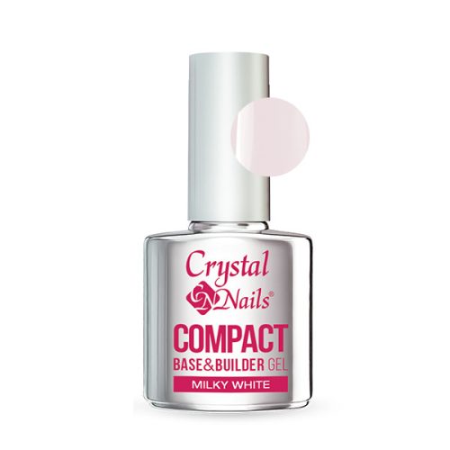 Crystal Nails - COMPACT BASE GEL MILKY WHITE - 13ML 