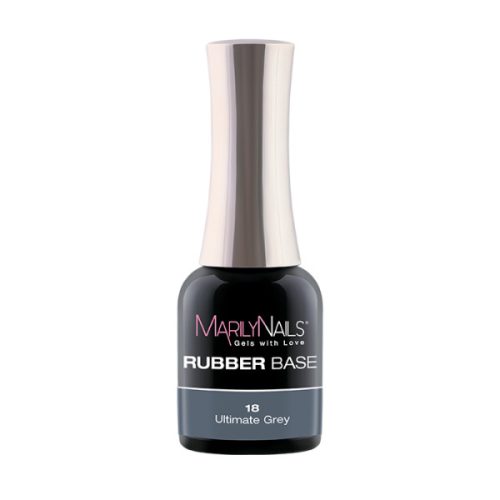 MarilyNails - RUBBER BASE - 18 - Ultimate Grey - 7ml