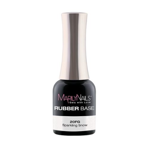 MarilyNails - RUBBER BASE - 20FG - Sparkling Snow - 7ml