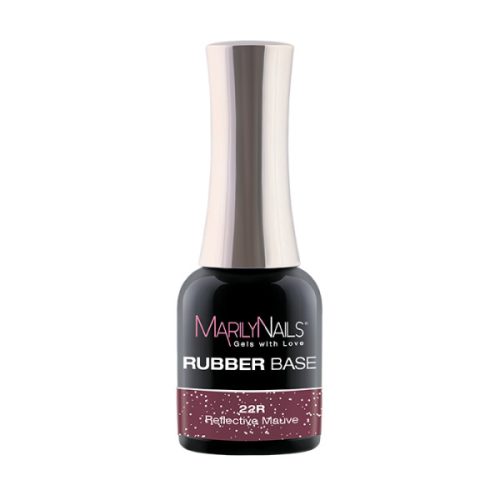 MarilyNails - RUBBER BASE - 22R - Reflective Mauve - 7ml