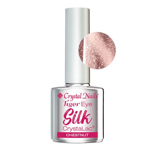 Crystal Nails - TIGER EYE SILK CRYSTALAC - CHESTNUT - 4ML