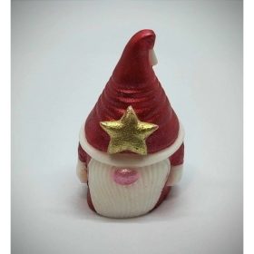   Szappan - Piros - manó - csillaggal - szappan - organza szatyorban - 3.