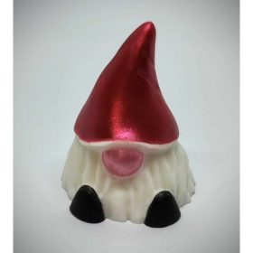   Szappan - Nagy - piros fényes sapkás - manó - szappan - organza szatyorban - 5.