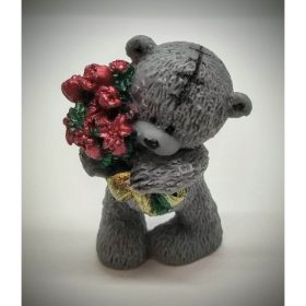 Szappan - Maci virággal - organza szatyorban - 2.