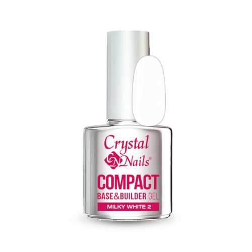 Crystal Nails - COMPACT BASE GEL MILKY WHITE 2 - 13ML 