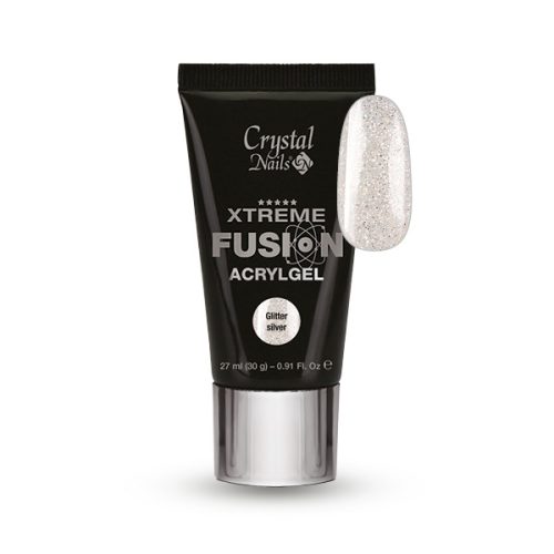 CN - XTREME FUSION ACRYLGEL - GLITTER SILVER - 30G