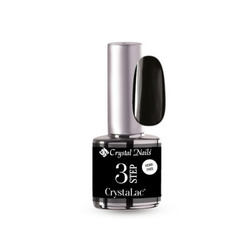 Crystal Nails - 3 STEP HEMA FREE CRYSTALAC - HF02 - BLACK  - 4ML