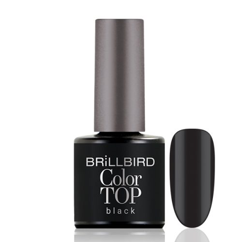 BRILLBIRD - Color Top Coat - Black - 8ml