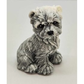 Szappan - Szürke ülő Yorki kutya - szappan