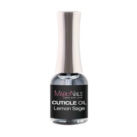 MarilyNails - CUTICLE OIL - Bőrolaj - ecsetes - LEMON SAGE - 10ml   MarilyNails - CUTICLE OIL - Bőrolaj - ecsetes - LEMON SAGE - 10ml