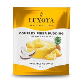 Luxoya - Complex Fiber Pudding - Ananász-Kókusz ízű - Rost Pudding - Rostkomplex - 35g    Luxoya - Complex Fiber Pudding - Ananász-Kókusz ízű - Rost Pudding - Rostkomplex - 35g
